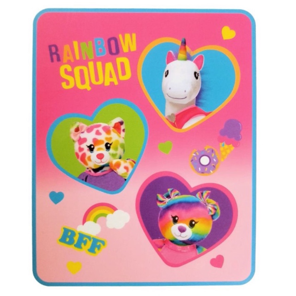 Build-A-Bear Workshop Silky Soft Throw Blanket